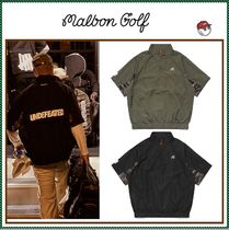 Malbon Golf(マルボンゴルフ) トップスその他 【MALBON】 Windproof Short sleeve Anorak ■MAN /追跡付