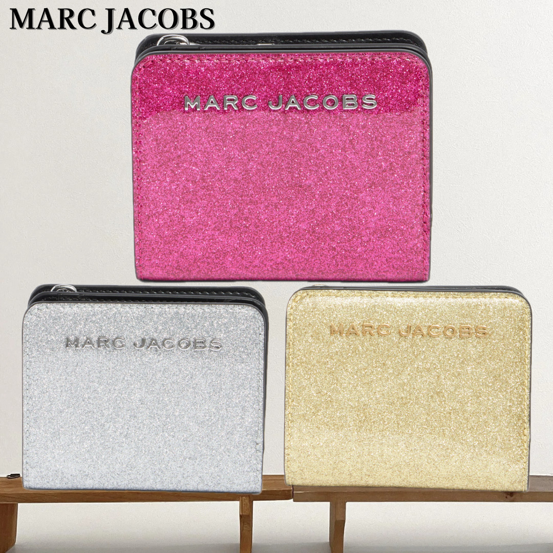 【国内発送》Marc Jacobs＊ミニグリッターコンパクトウォレット