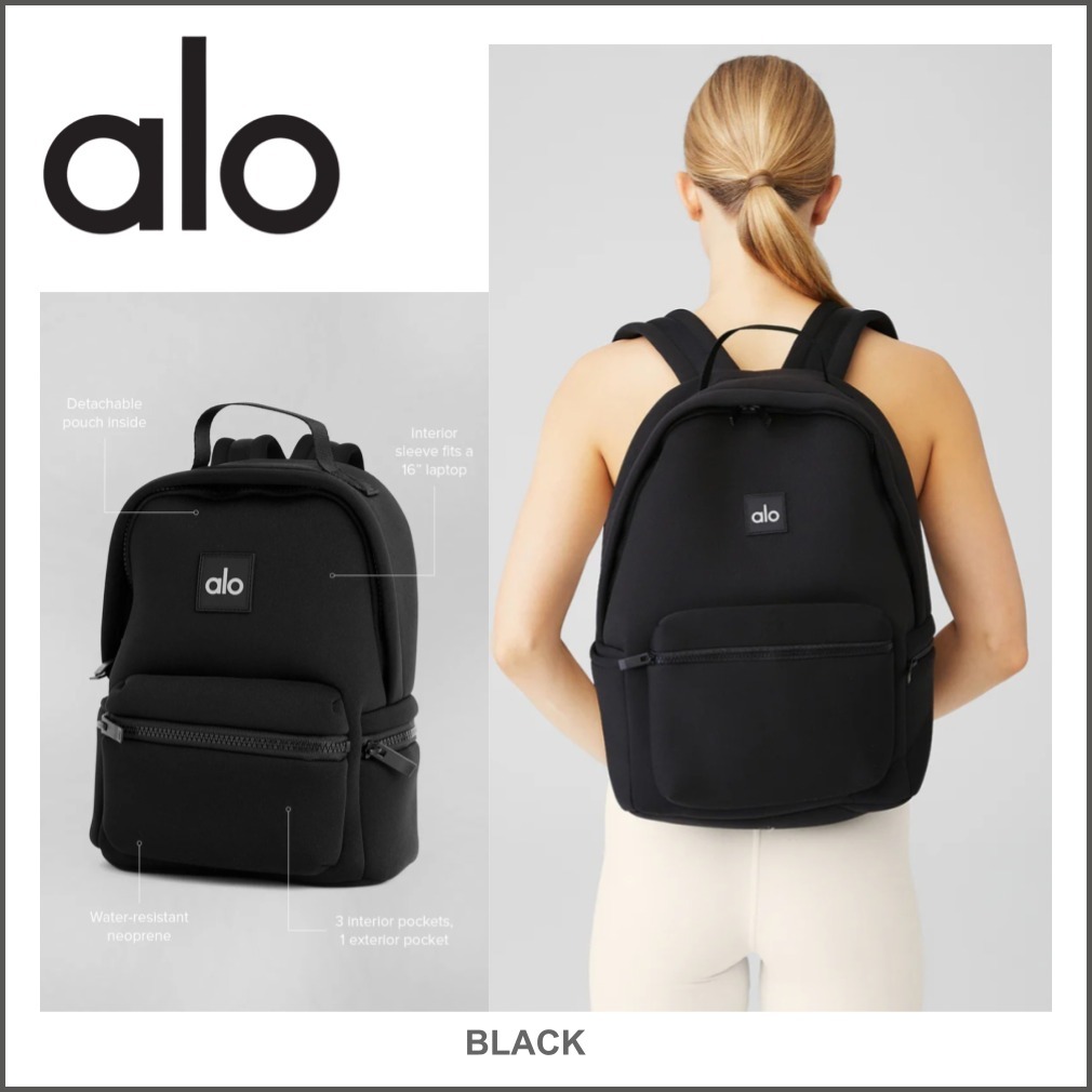 関税送料込【ALO Yoga】リュック バックパック 耐水 ブラック