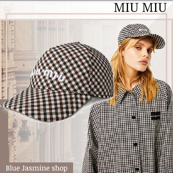 要在庫確認【関税無・国内発】MIU MIU / Logo Cap