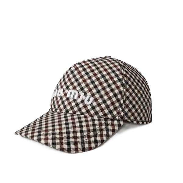 要在庫確認【関税無・国内発】MIU MIU / Logo Cap miumiu ロゴキャップ