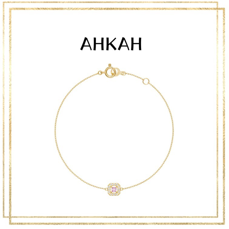 AHKAH アーカー ブレスレット ティナコフレ 18K ダイヤ 国内発送