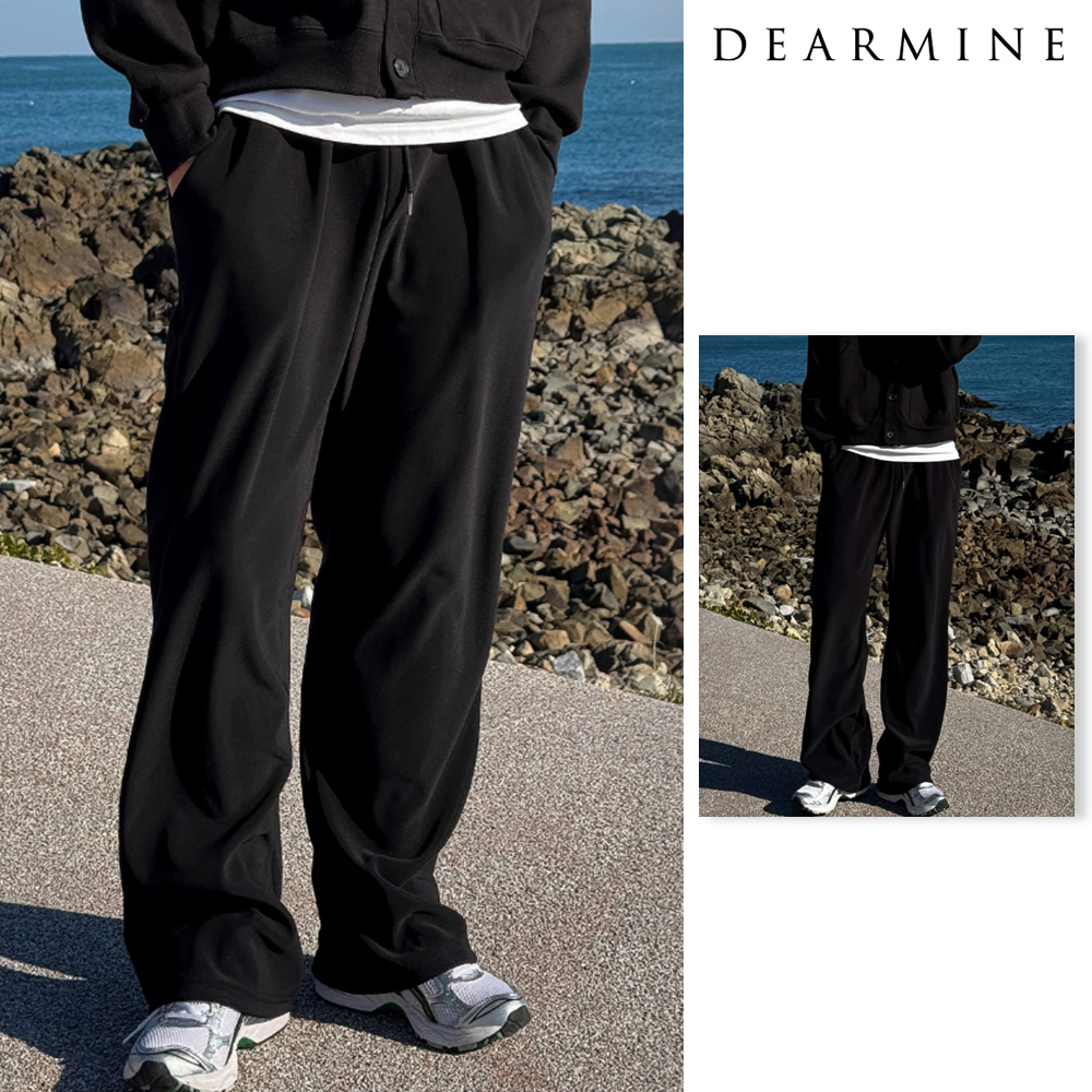 【DEARMINE】Span Brushed Wide Pants