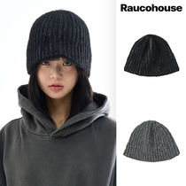 【Raucohouse】Ribbed deep wool bucket hat