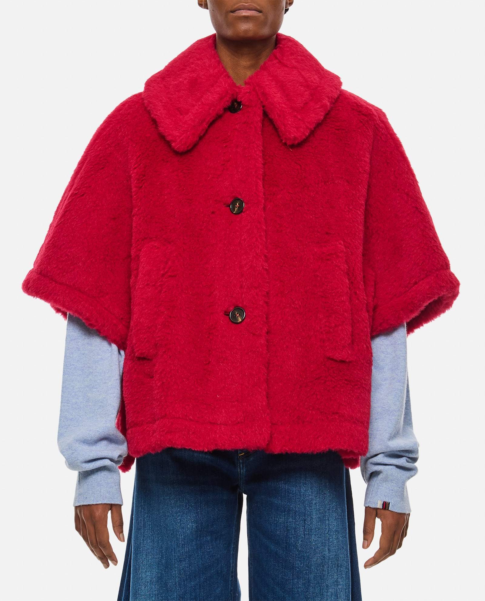 【送料&関税込】Max Mara Tenebre Teddy Cape