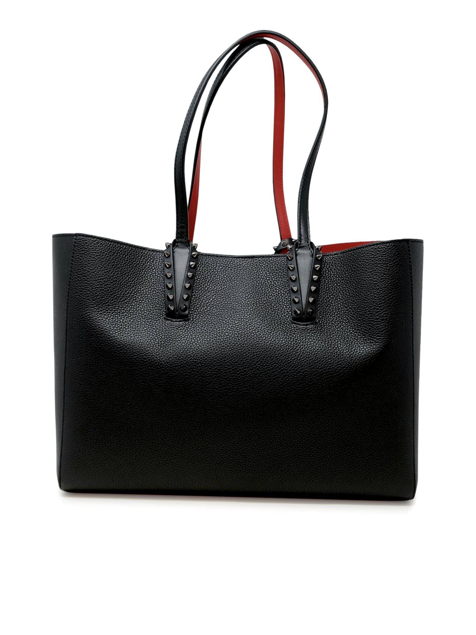【送料&関税込】Christian Louboutin Black Calf Leather Cabat
