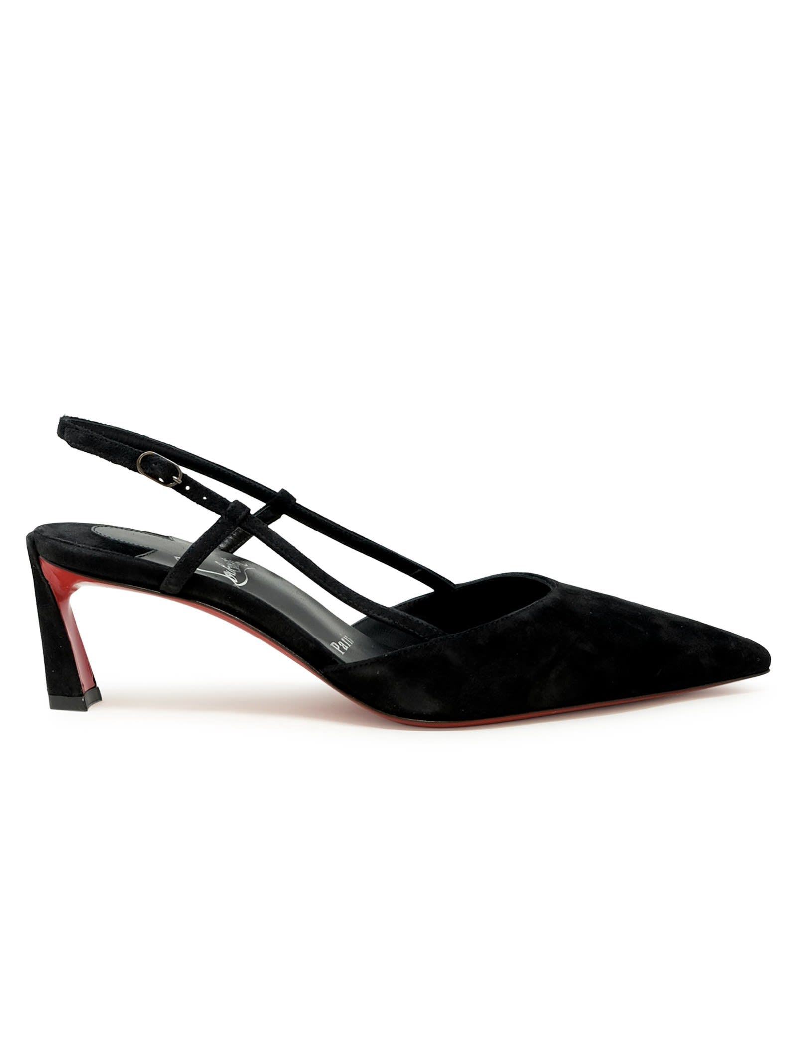 【送料&関税込】Christian Louboutin Black Veau Velours Condo