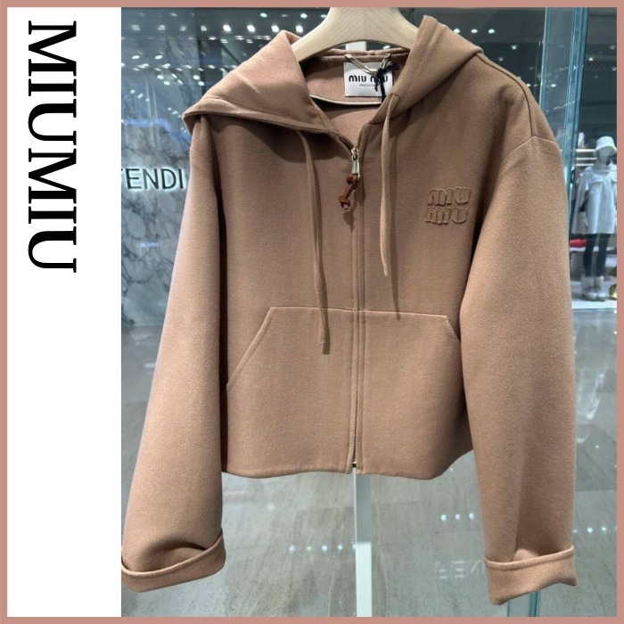 《至福のひととき》【miumiu】ダブルカシミア フード ジャケット