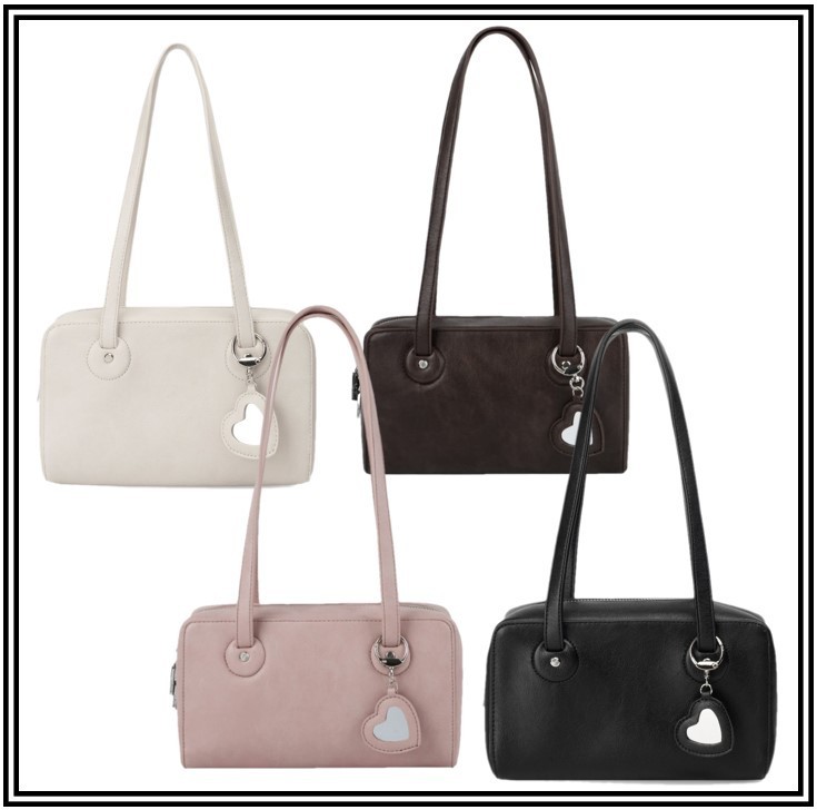 バッグ・カバンその他 [ LEATHERY ] Plump Heart Keyring Shoulder-Bag