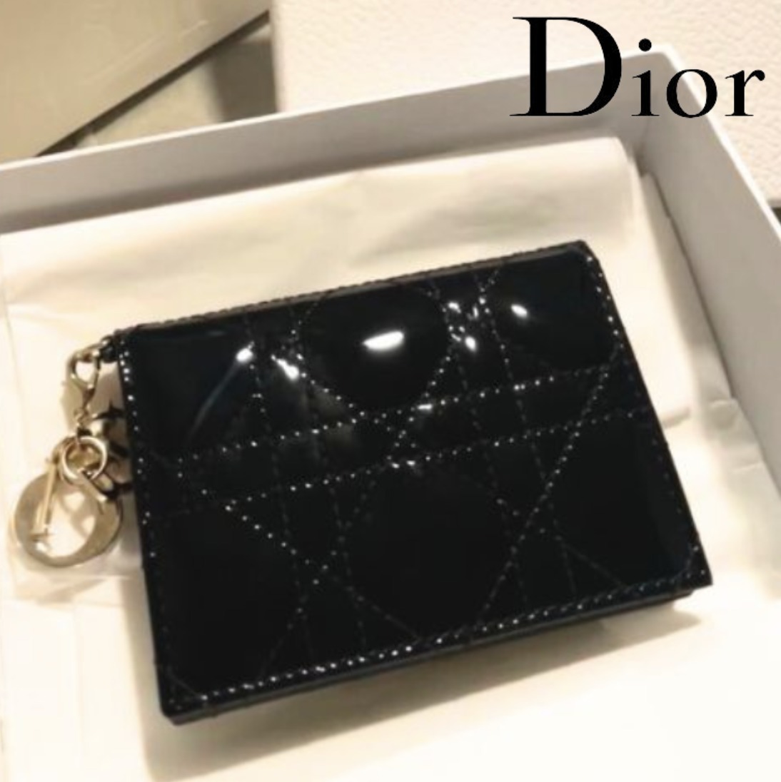 【DIOR】Lady Dior Lotus ウォレット