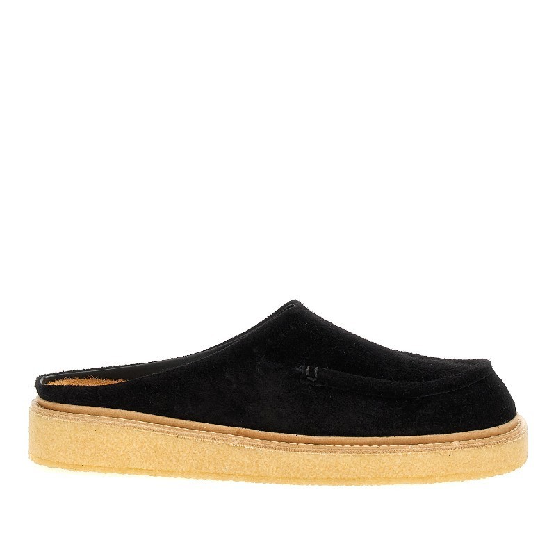 サンダル MARNI SS25 Suede sabots (SBMR004004P5246 00N99)