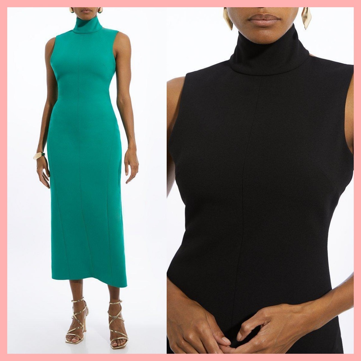 日本未入荷★Karen Millen ハイネックタイトワンピース
