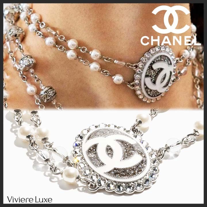 *希少な輝き*【CHANEL】25C限定 ストラスxCC チョーカー