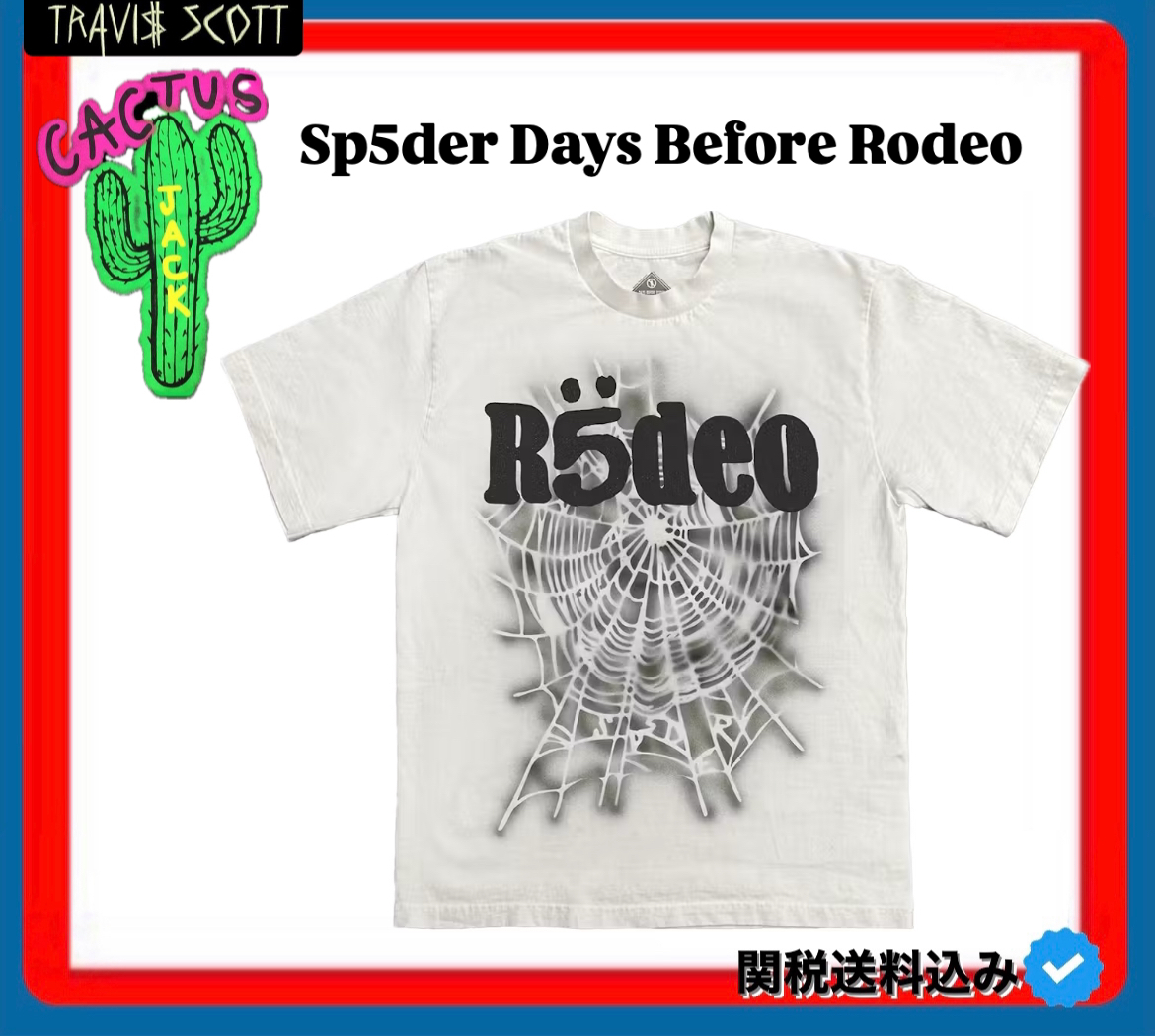 Tシャツ・カットソー Travis Scott Cactus Jack Sp5der Days Before Rodeo