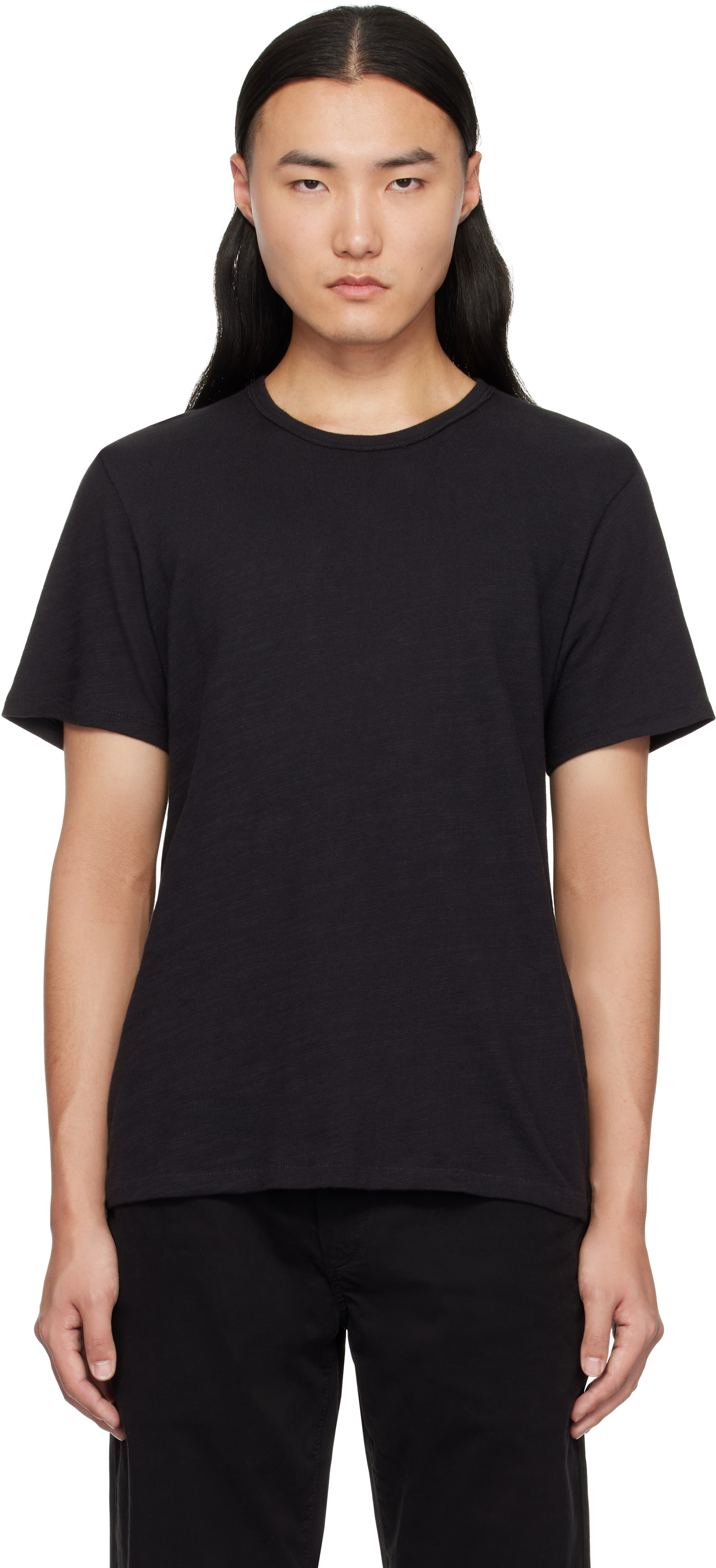 【関税込み】rag & bone ブラック Classic Flame Tシャツ