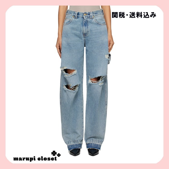 【関税送料込】DARKPARK☆AUDREYバレルレッグカーペンターデニム