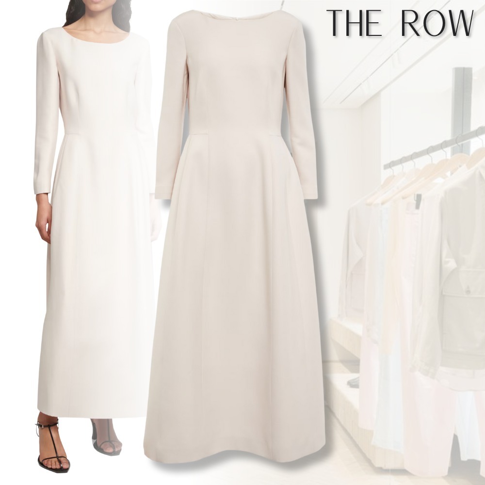 THE ROW ウール＆シルクの上品ミディドレス 入学式にも最適