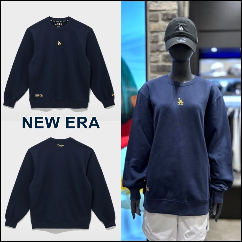 NEWERA【送料込】MLB POINT LOGO CREW NECK