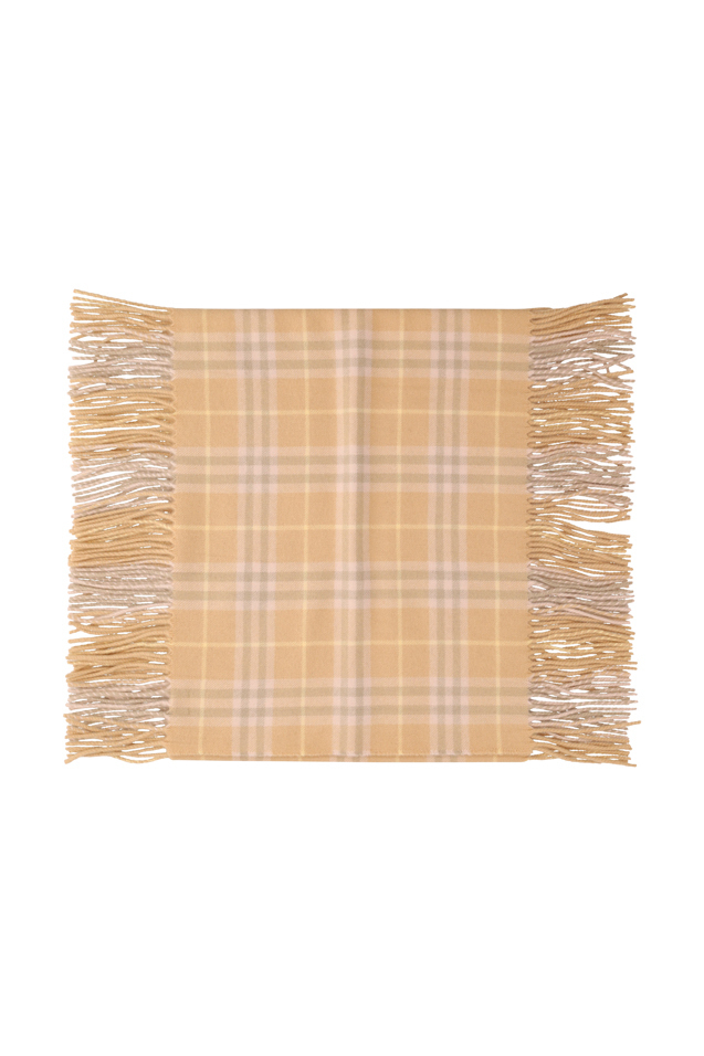 【関税込み】BURBERRY EMBROIDERED CASHMERE SCARF