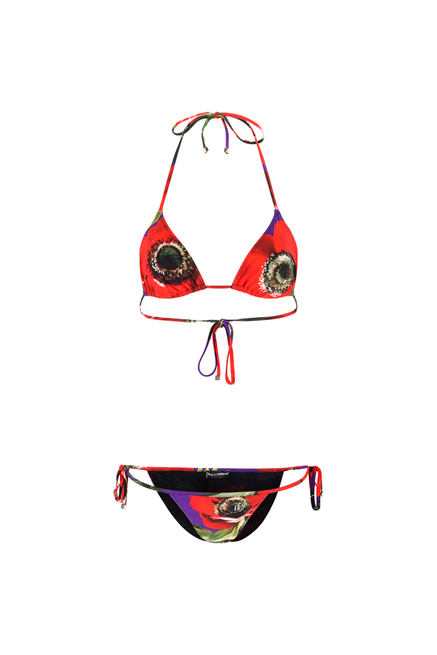 【関税込み】DOLCE&GABBANA ANEMONE FLOWER PRINT TRIANGLE BIKI