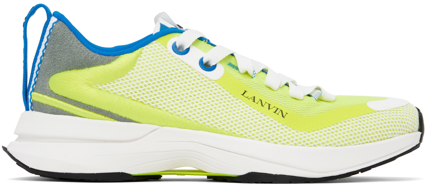 【関税込み】Lanvin グリーン メッシュ L-I スニーカー