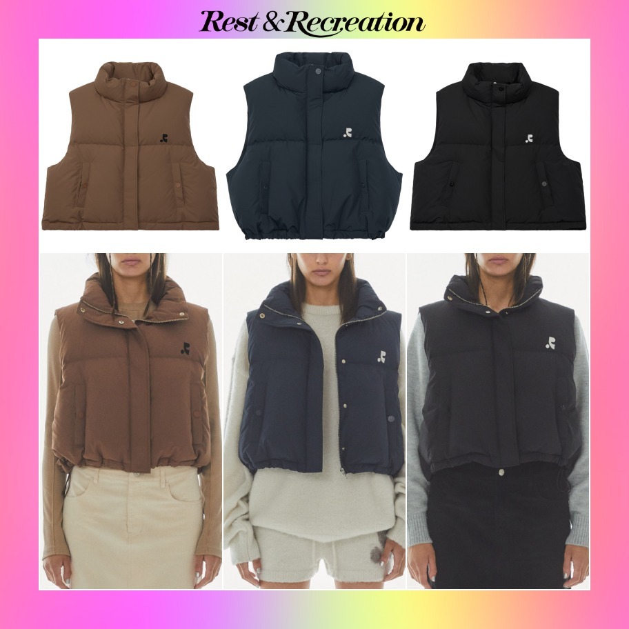 【Rest&Recreation】韓国人気★SHORT DOWN VEST