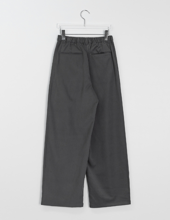 【BAON】[unisex] Ditko Banding Pin Tuck Wide Slacks BAON】[unisex] Ditko Banding Pin Tuck Wide Slacks