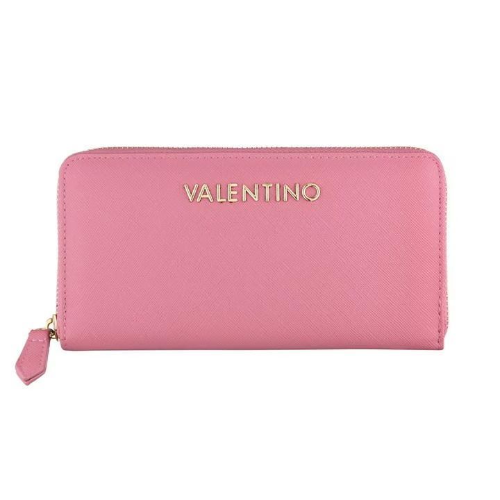 Valentino Bags★ラウンドファスナー 100%PU ロゴ 財布 長財布 Valentino Bags☆ラウンドファスナー 100%PU ロゴ 財布 長財布