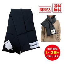 関税・送料込  JIL SANDER   ダウンスカーフ ブラック