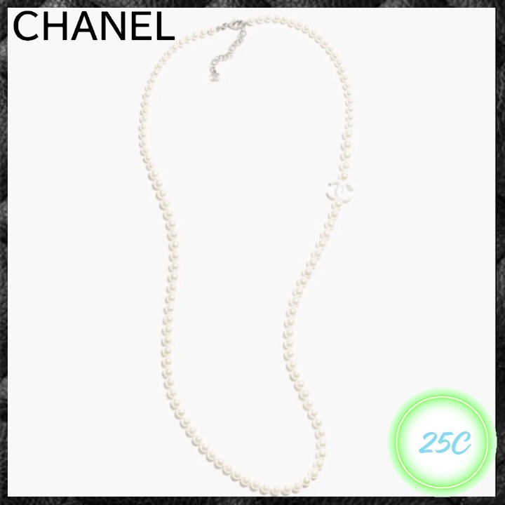 ☆CCとパールで華やか☆ CHANEL ペンダント ロングネックレス