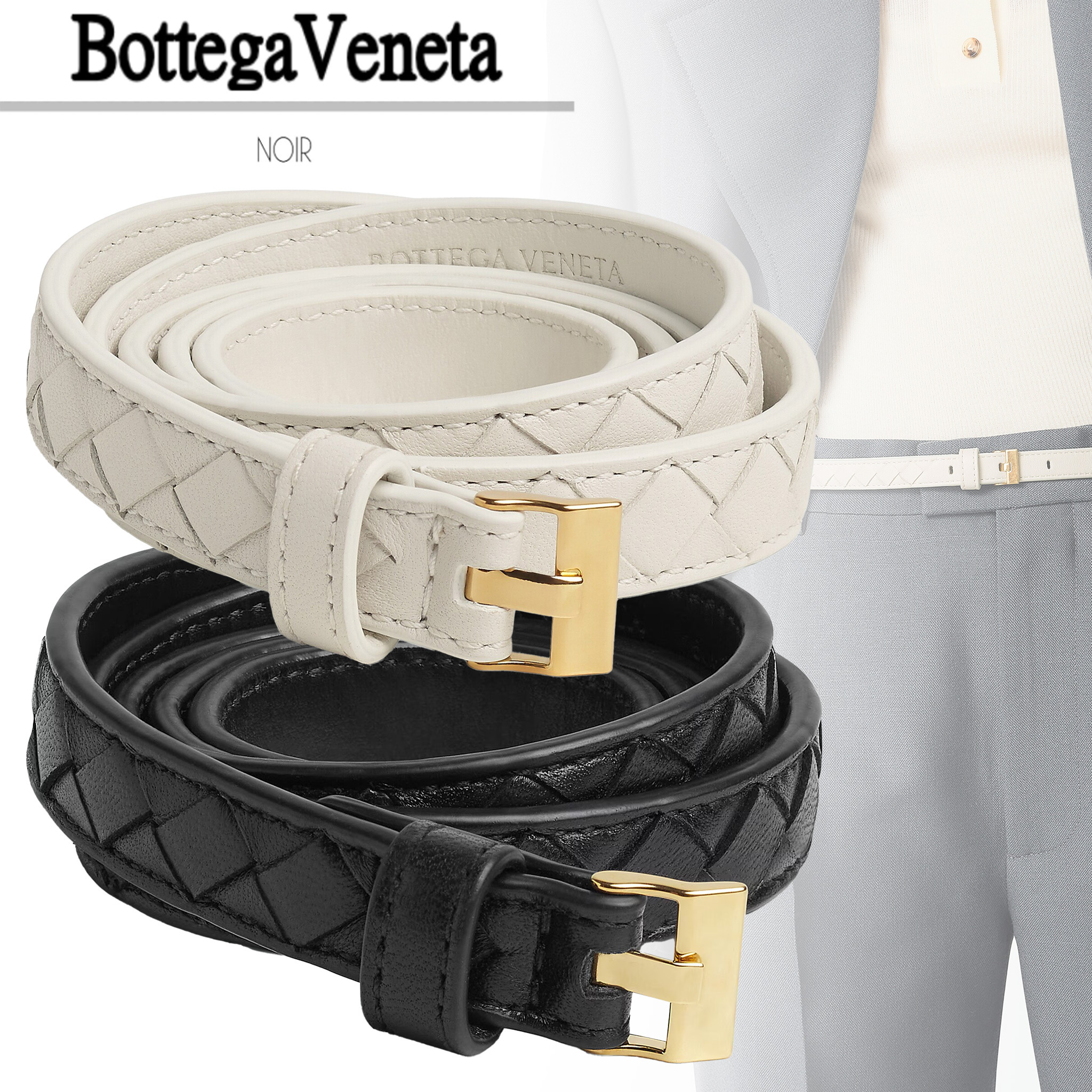 即発 BottegaVeneta シン ウォッチ ベルト