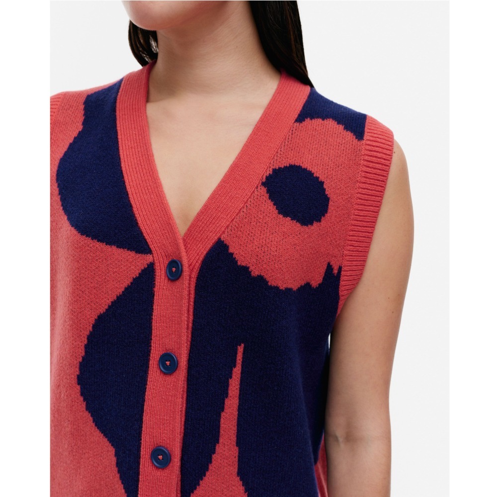 2024AW】marimekko マリメッコ/ Jaava Unikko ニットベスト