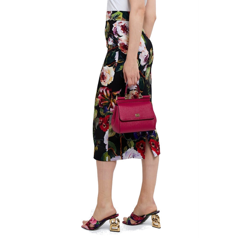 ☆Dolce&Gabbana☆ フローラルプリントペンシルミディスカート♪ ☆Dolce&Gabbana☆ フローラルプリントペンシルミディスカート