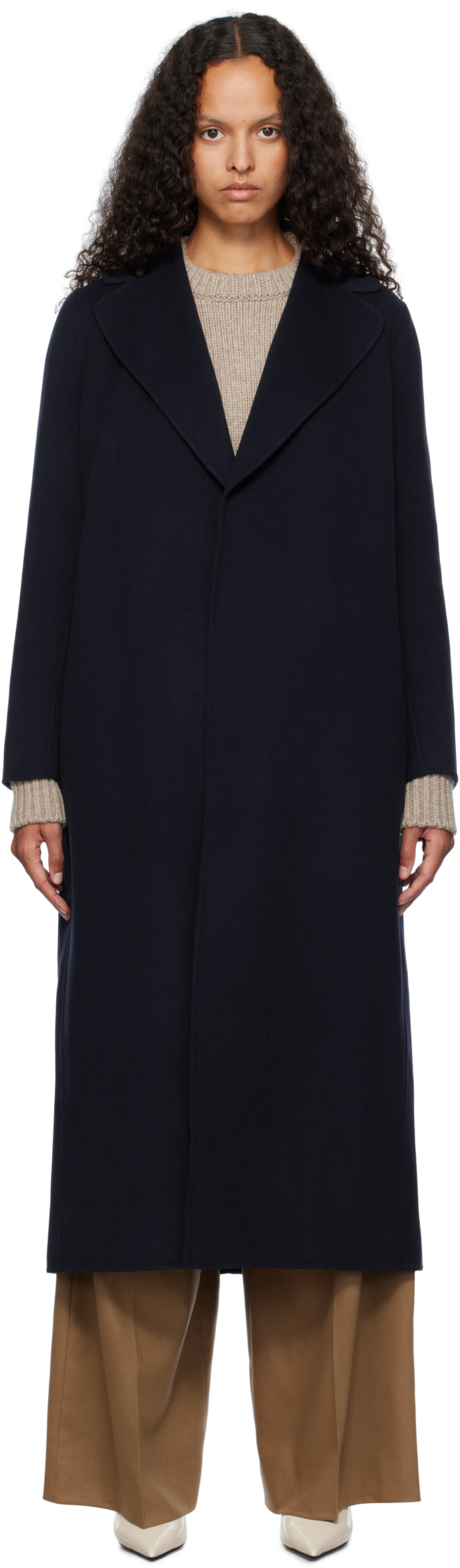 【関税込み】Max Mara ネイビー Poldo コート