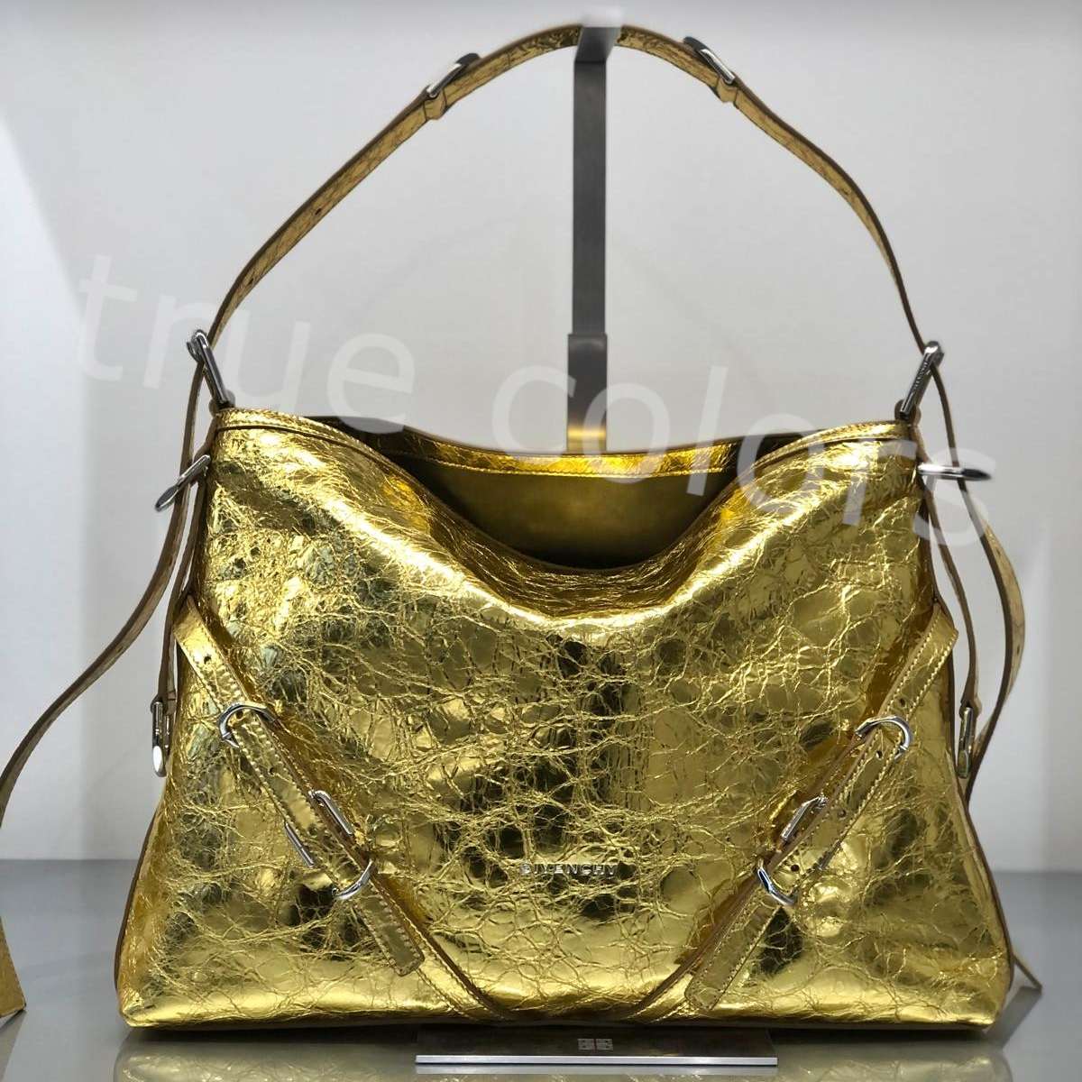 GIVENCHY ジバンシィ ロゴ Voyou ミディアム ショルダーバッグ