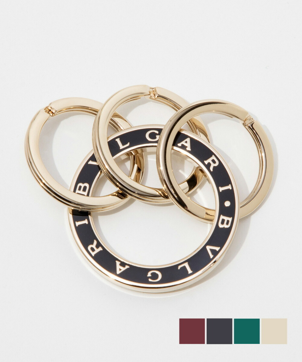 ブルガリ BVLGARI キーリング Keyring BB Enamel ダブルロゴ