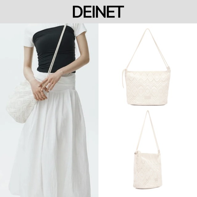 【DEINET】LACE STRING BAG (IVORY)