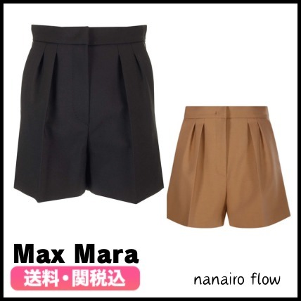 正規品★MAX MARA ウールキャンバスショーツ ☆Max Mara☆ ZIC ウール キャンバス ショートパンツ 送料関税込