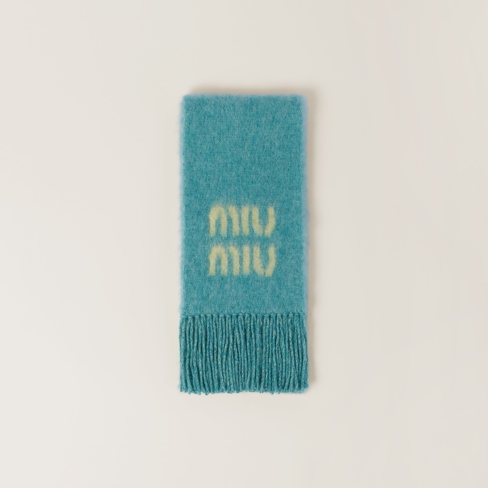 MIUMIU】MOMO着用♪ ウールとモヘアのスカーフ (MiuMiu/マフラー