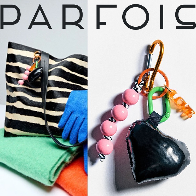 ★ハートキーチェーンチャーム★PARFOIS-パルフォア