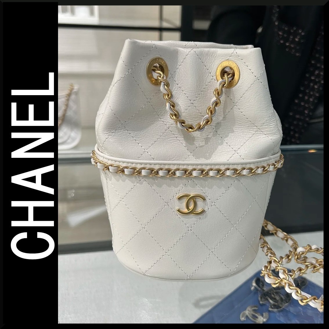 【おしゃれ★贈り物に】CHANEL 25c チェーンショルダーバッグ