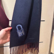★ラッキーカデナ★【HERMES】カシミア マフラー
