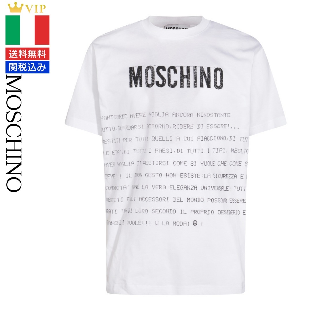 VIP【関税送料無料】希少 MOSCHINO T-SHIRTS