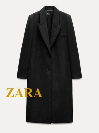 ウール ZARA(ザラ) コート(レディース) - 海外通販のBUYMA