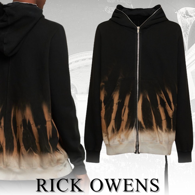 RICK OWENS DRKSHDW ジップアップパーカー オーガニックコットン