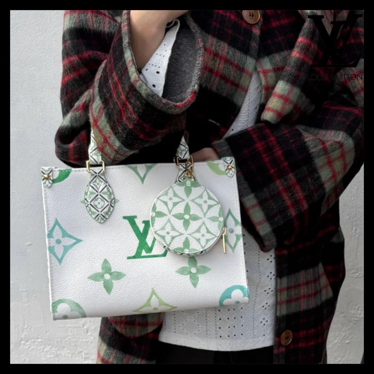 【爽やかライトグリーン♡】LOUIS VUITTON オンザゴー PM