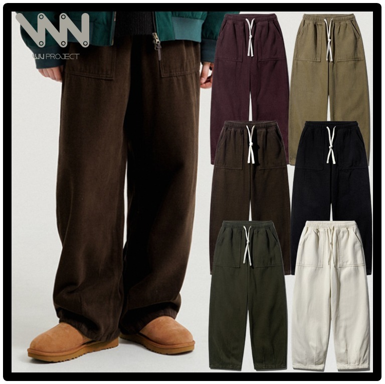 ★関税込★WV PROJECT★Smore Cotton Fleece Banding Pants★
