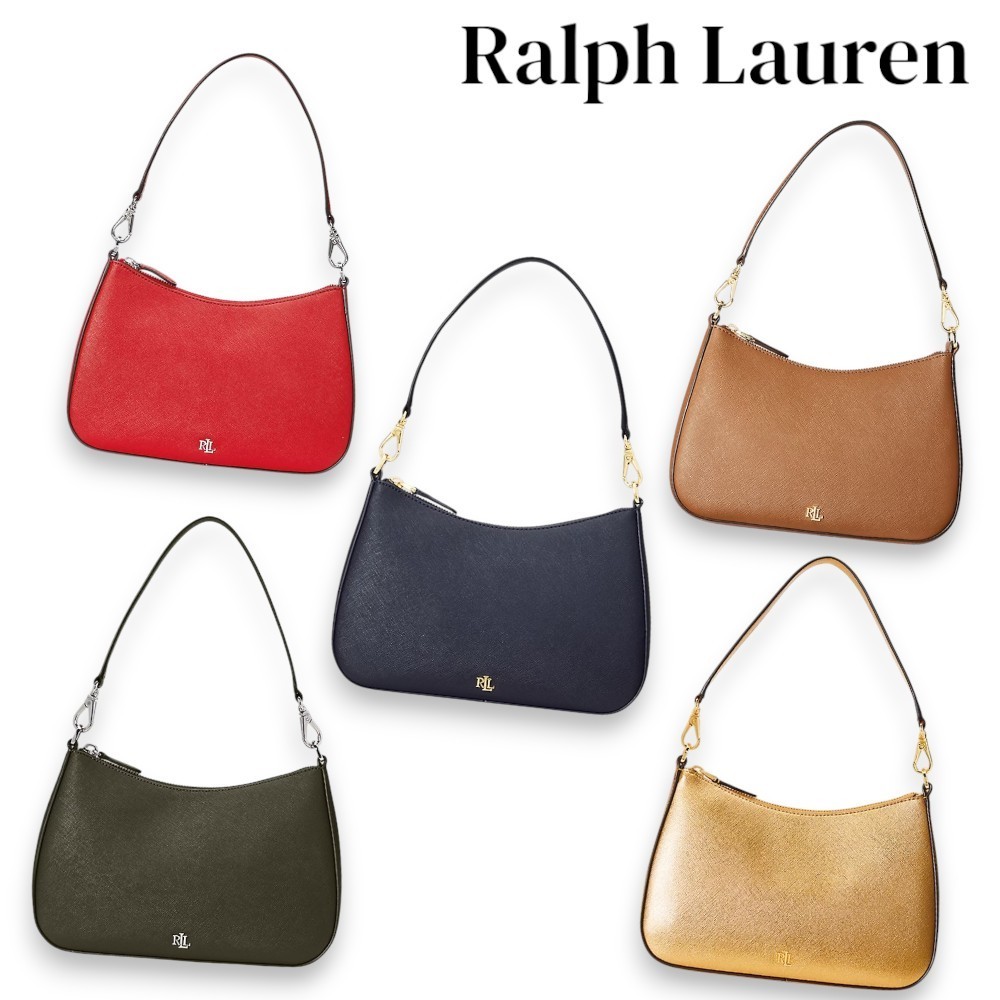 【Ralph Lauren】クロスハッチレザー ミディアム ダニーバッグ