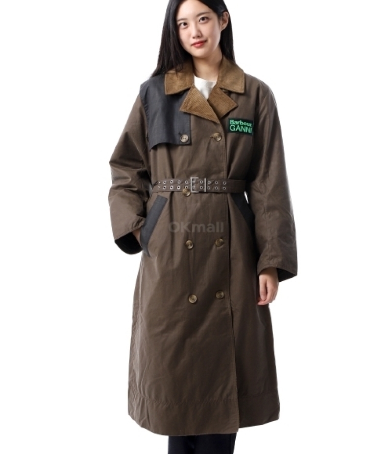 Barbour｜COATS (Barbour x GANNI WAX TRENCH Coat (LWX1450
