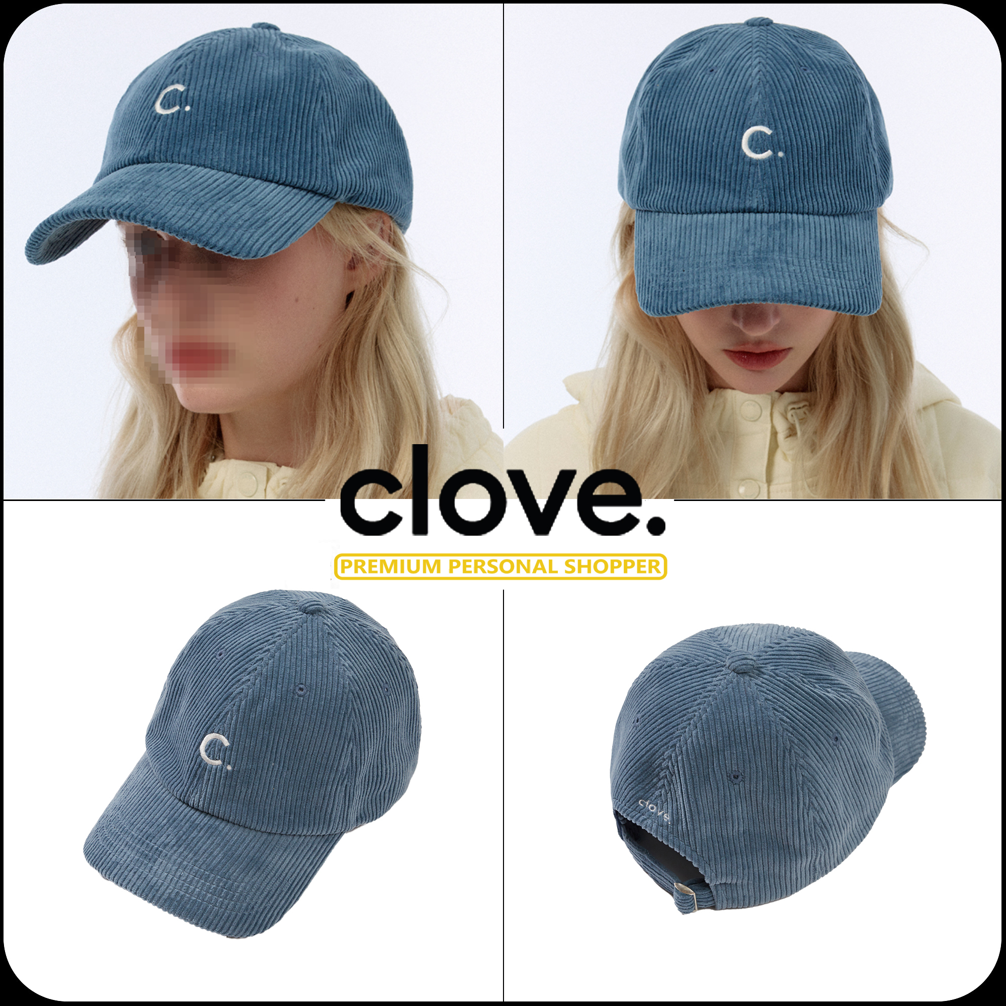 [Clove]★24FW★韓国人気★Corduroy Ball Cap